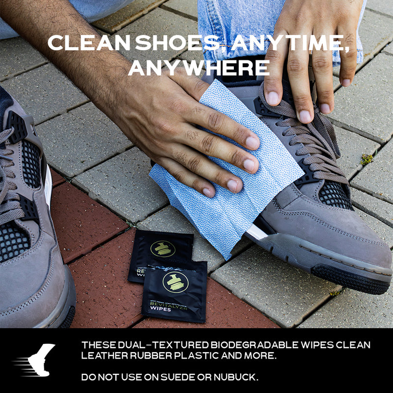 Premium Shoe Cleaning Wipes 40 Count – Safe on Sneakers, Leather, Canvas, Rubber – Removes Dirt, Scuffs, and Stains