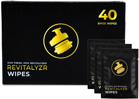 Dual-Textured Shoe Cleaning Wipes 40 Count – Safe on Sneakers, Leather, Canvas, Rubber – Removes Dirt, Scuffs, and Stains